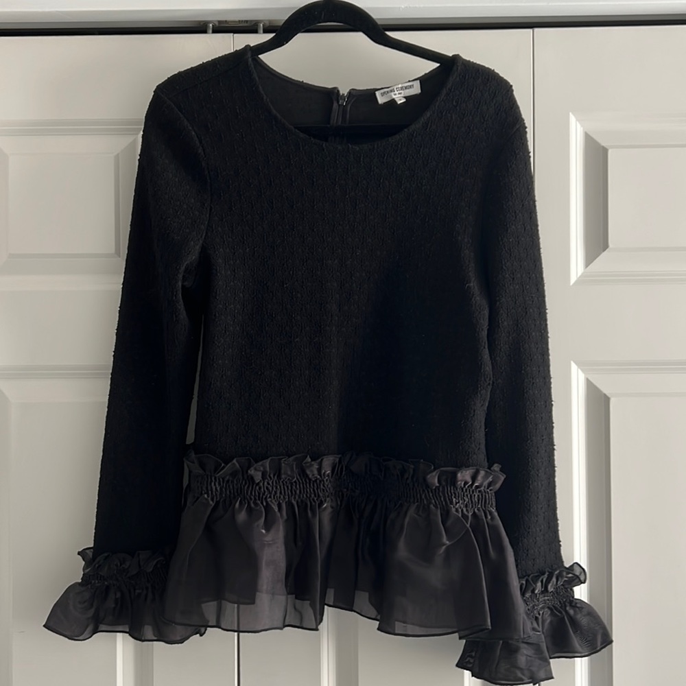 Opening ceremony ruffle sweater
